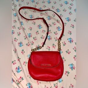 Michael Kors Red Crossbody Purse